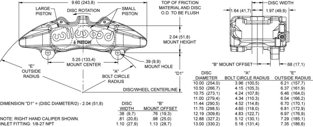 Red Caliper P92818