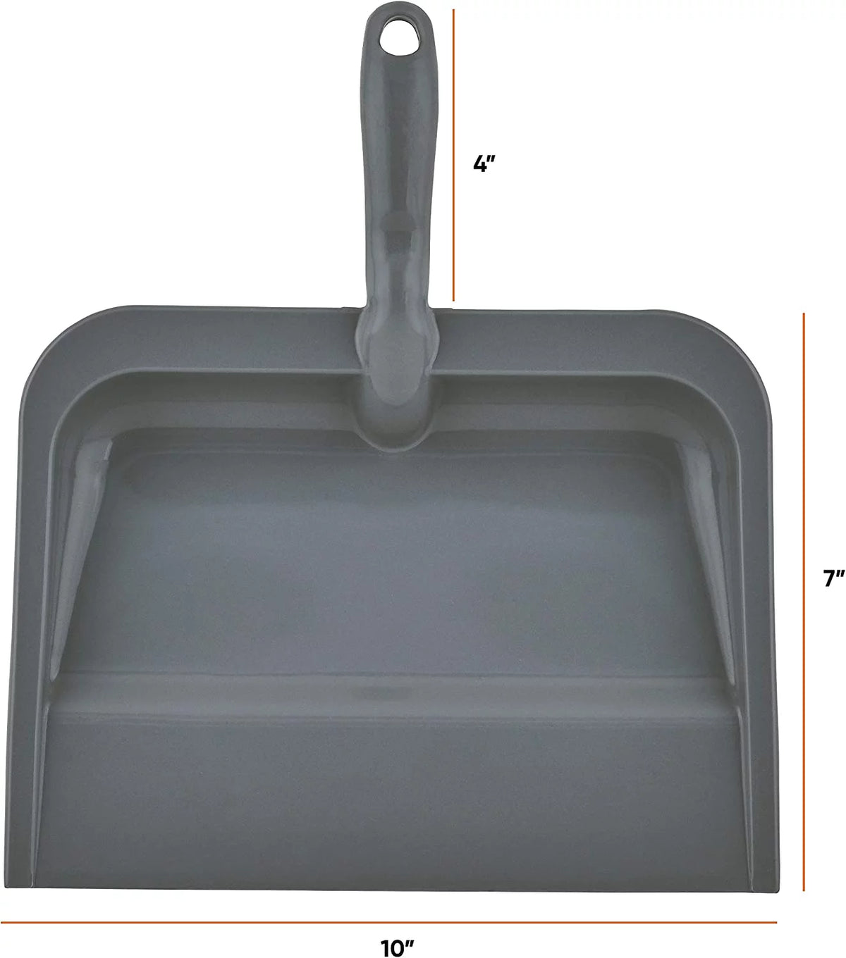 10-Inch Wide Plastic Dustpan with Comfort Grip Handle N8584