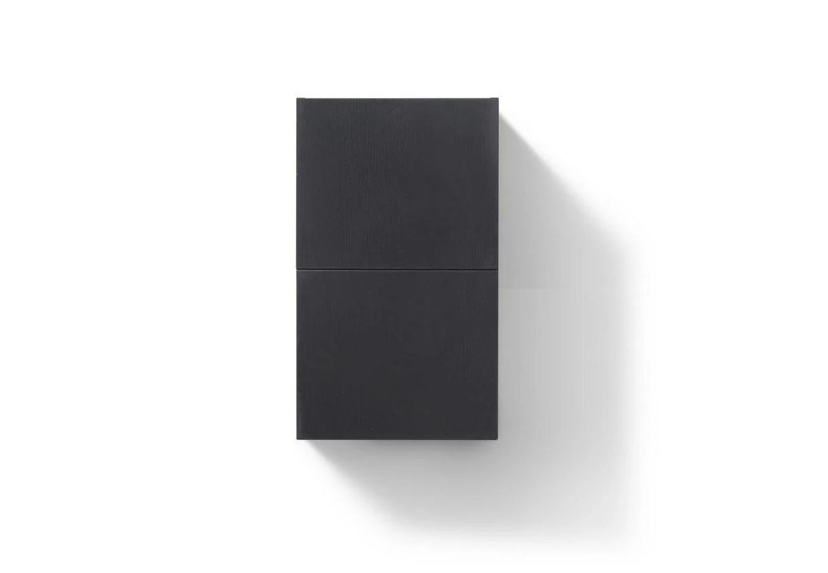 Black Wood Side Cabinet with One Door H51574