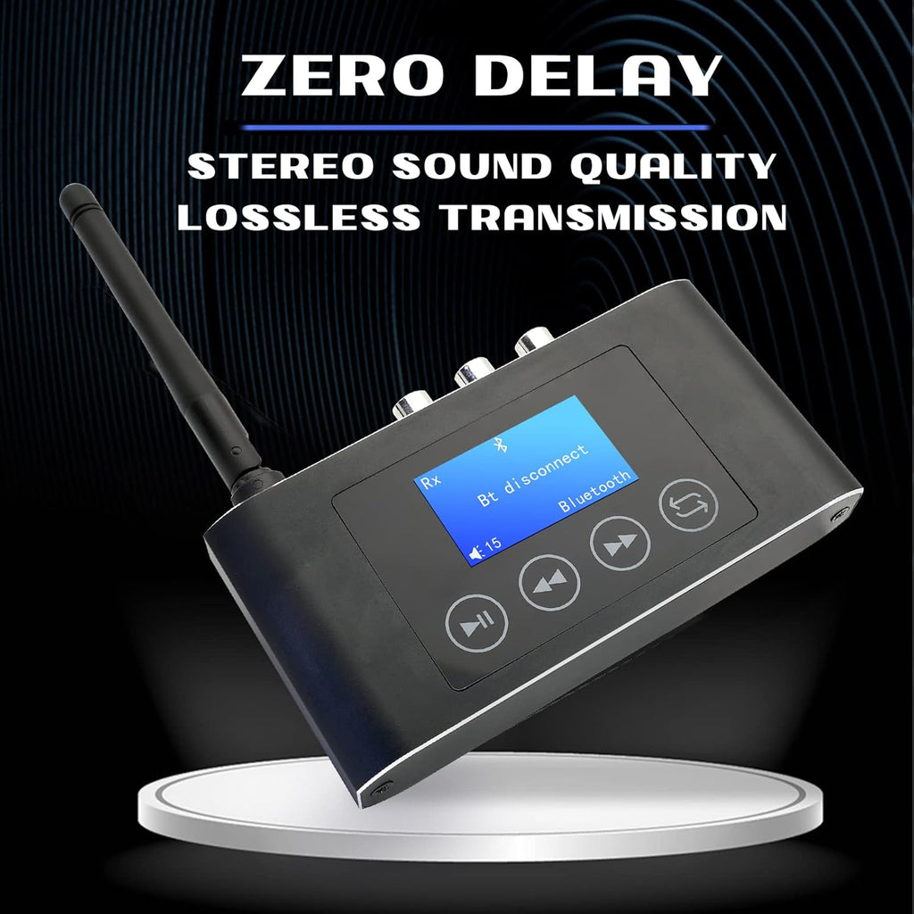 Bluetooth 5.1 Transmitter Receiver with Screen, Optical RCA AUX B593871