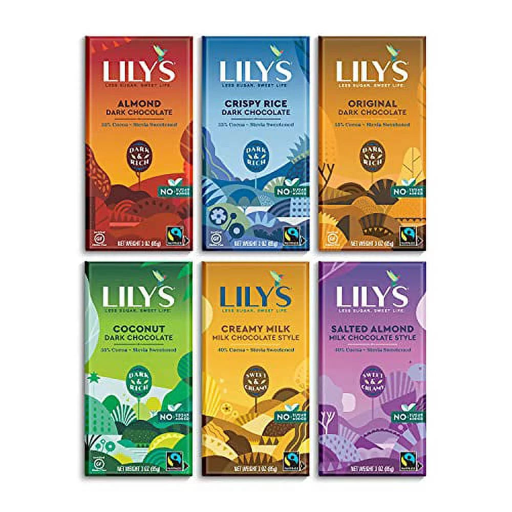 Stevia Sweetened Low-Carb Chocolate Variety Pack F36336