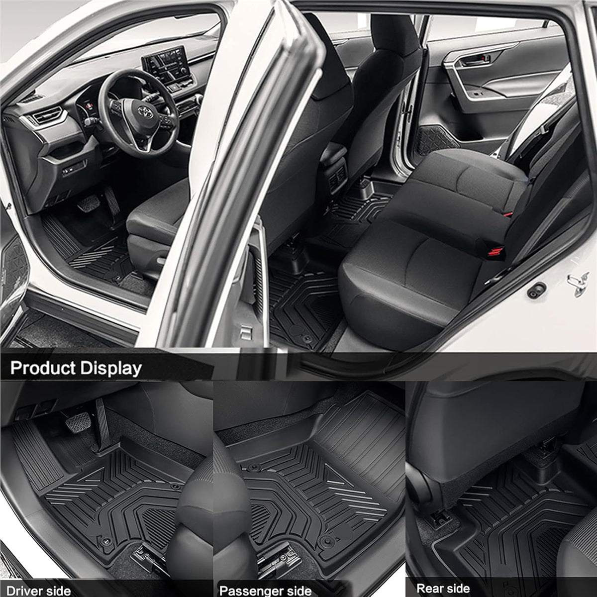 Custom Fit TPE Floor Mats 2 Row Seat G898
