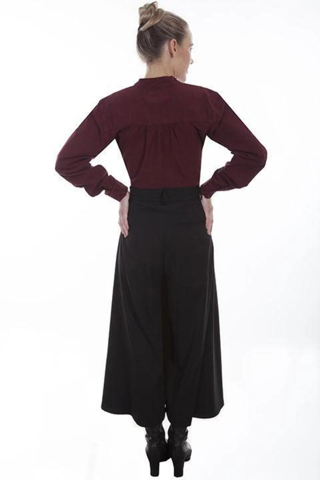 Black XXL Polyester Riding Skirt F60413