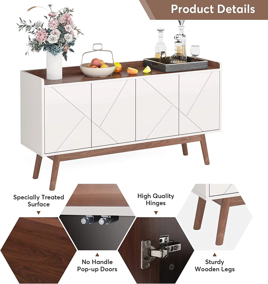 55" Buffet Cabinet with Storage and Doors W38584