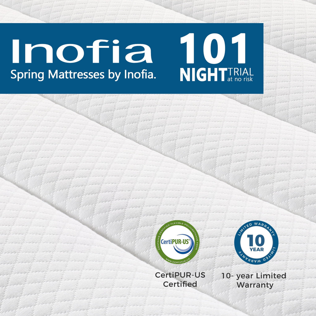 10 inch Hybrid Twin XL Memory Foam Mattress P87815