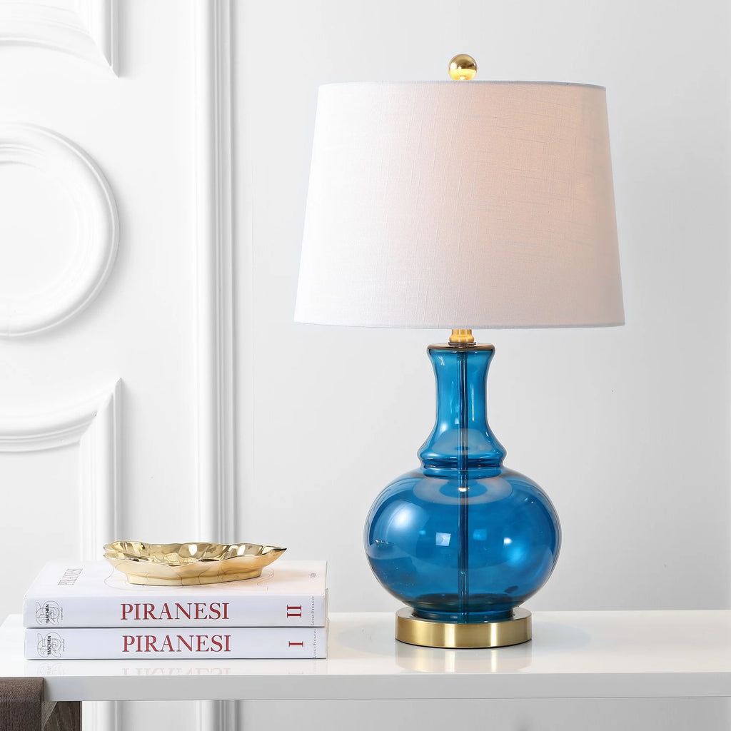 Glass LED Table Lamp Set of 2 J62430