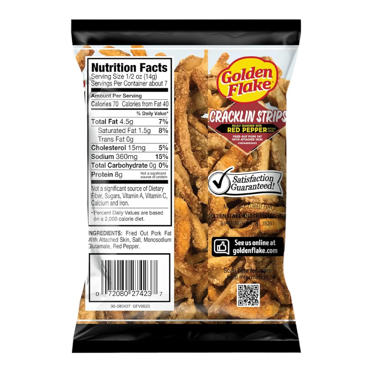 Seasoned Cracklin Strips J535118
