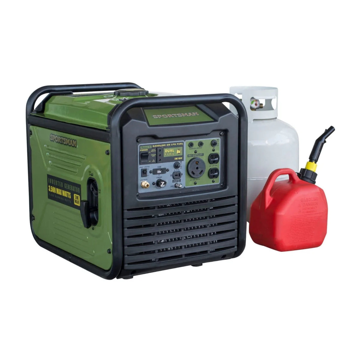 3,500-Watt Dual Fuel Inverter Generator V77993
