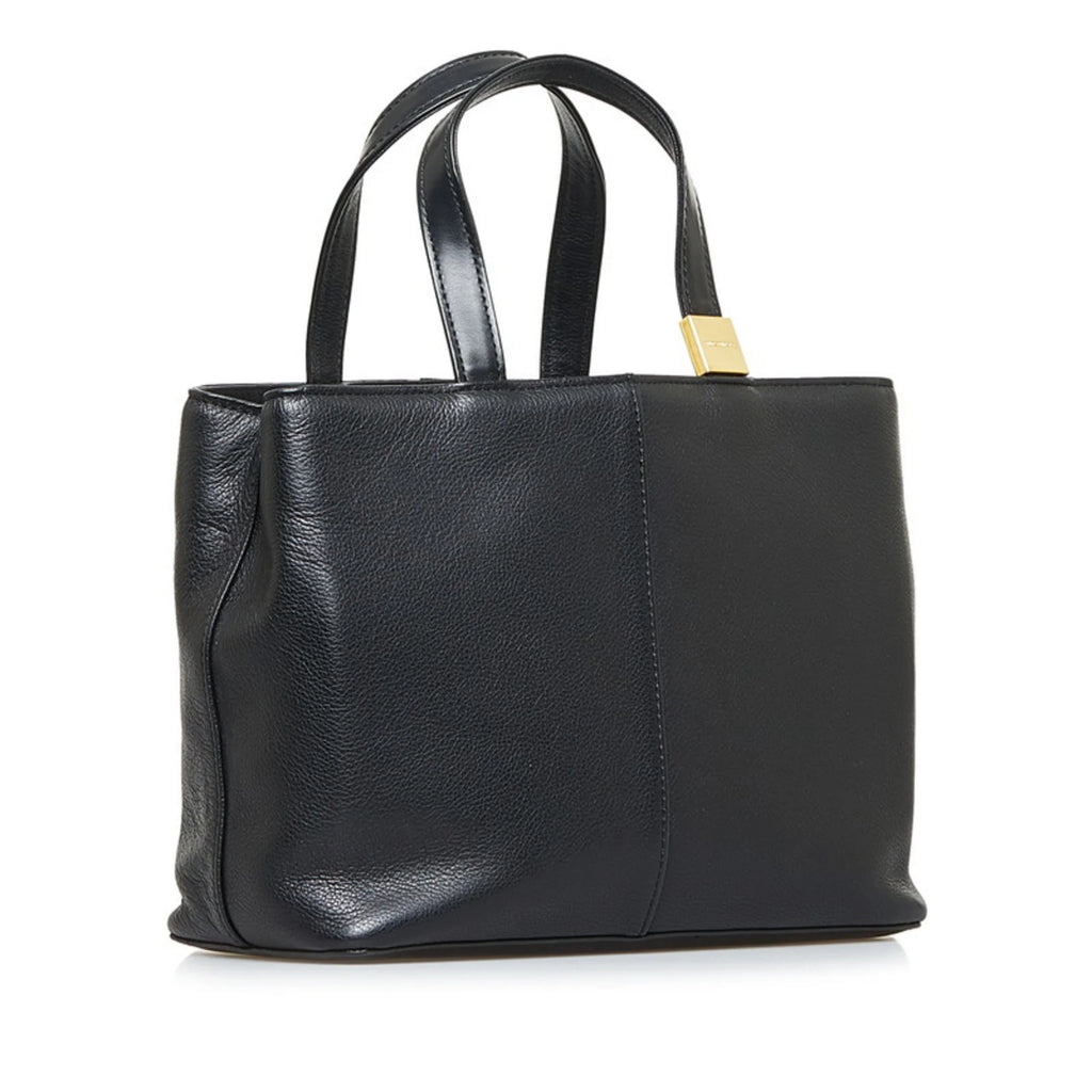 Black Leather Handbag M92685