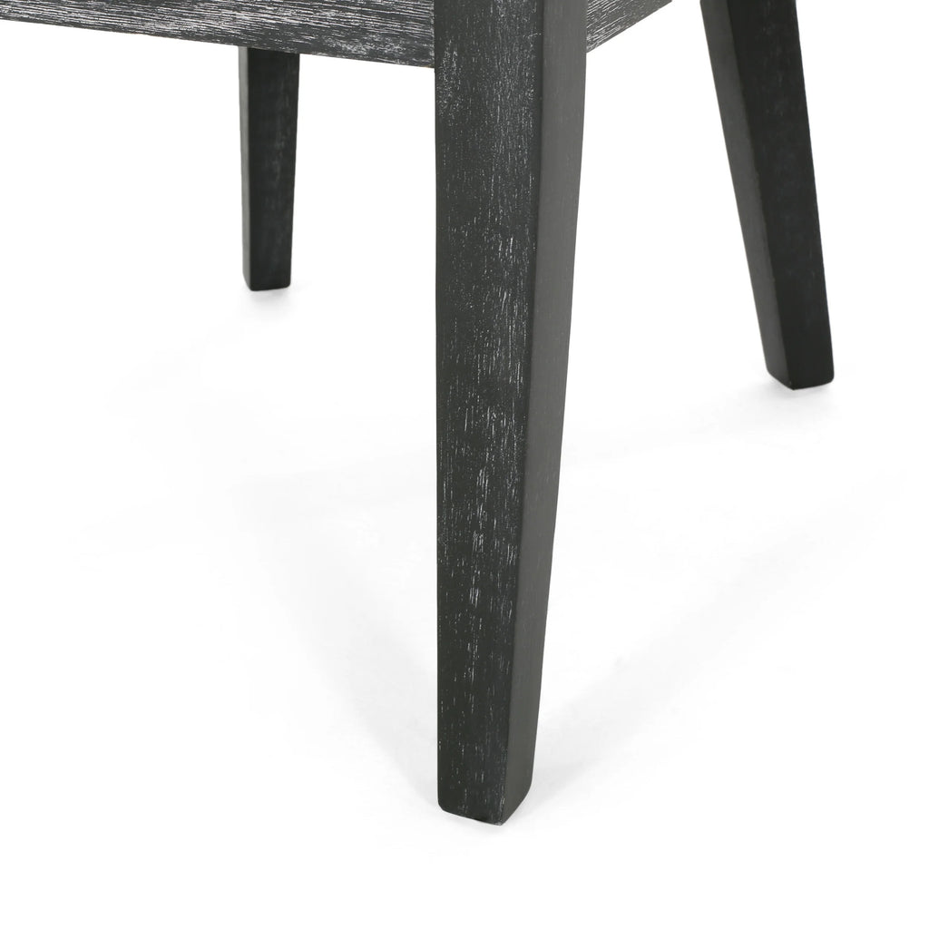 Fabric Upholstered Wood Dining Chairs, Set of 2 W51734
