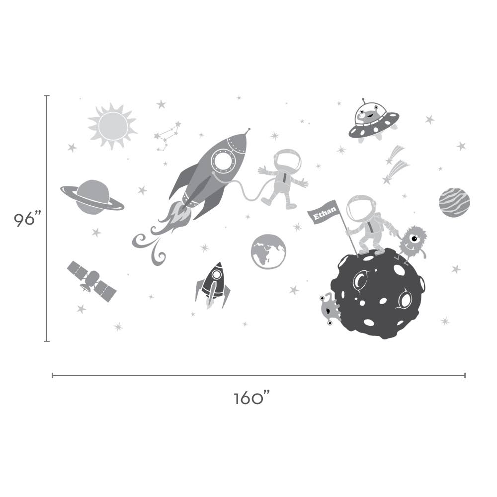 Outer Space Wall Decal V3050