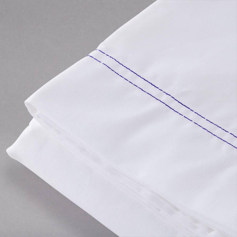 White Full Flat Bed Sheets F976