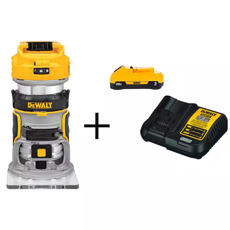 20V MAX Cordless Brushless Compact Router with Battery and Charger Z881