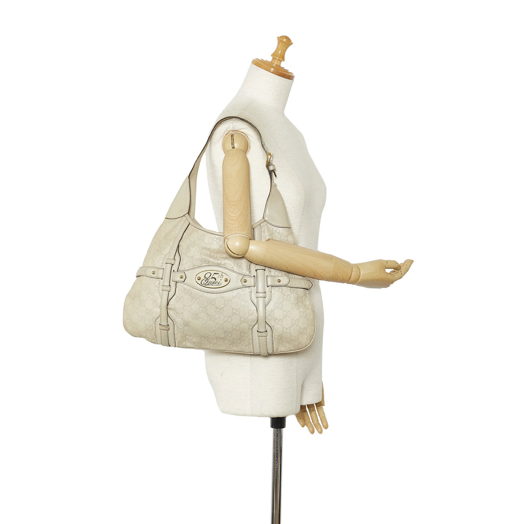 Brown Calf Leather Hobo Bag L368
