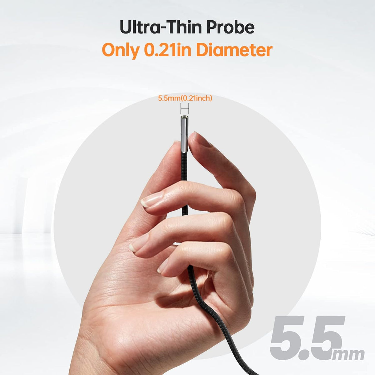 Handheld Borescope Inspection Camera with Screen P386