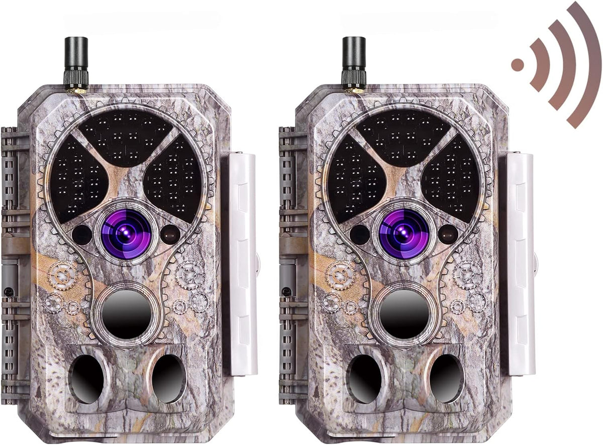 Wireless 32MP 1296P Trail Camera with Night Vision M4457