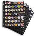 Black Plastic Sheets for 42 Champagne Bottle Caps G961904