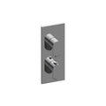 Polished Chrome 2-Hole Trim Plate with Handles Q6329