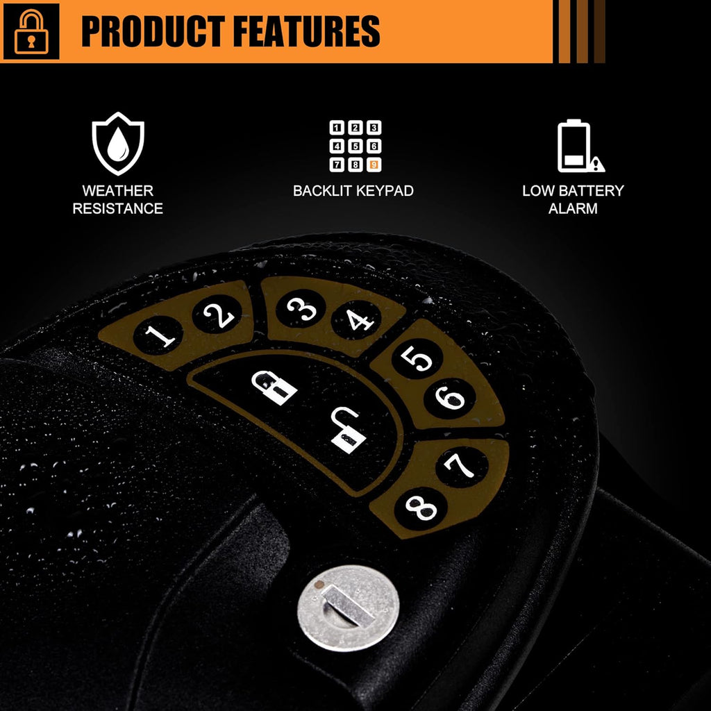 Keyless Entry RV Door Lock with Deadbolt and Keypad O47057