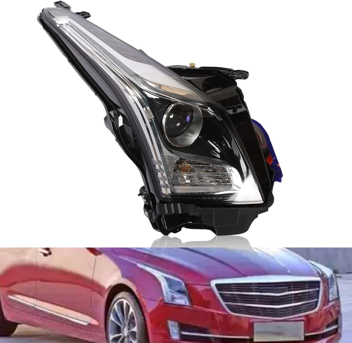Passenger Side Halogen Projector Headlight B600
