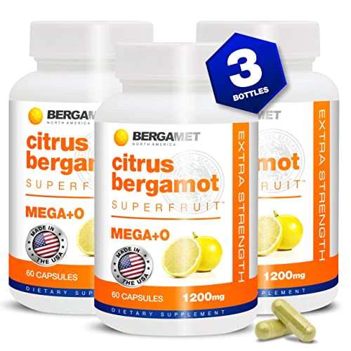Citrus Bergamot Supplement 1200mg 180 Capsules W2521