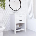 24 Inch Bathroom Vanity with Ceramic Sink A9751