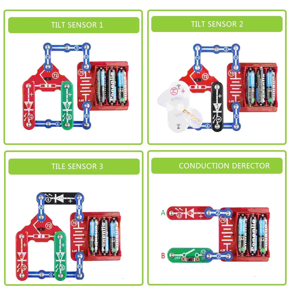 Electronic Blocks 17 Parts STEM Learning Toys B672496