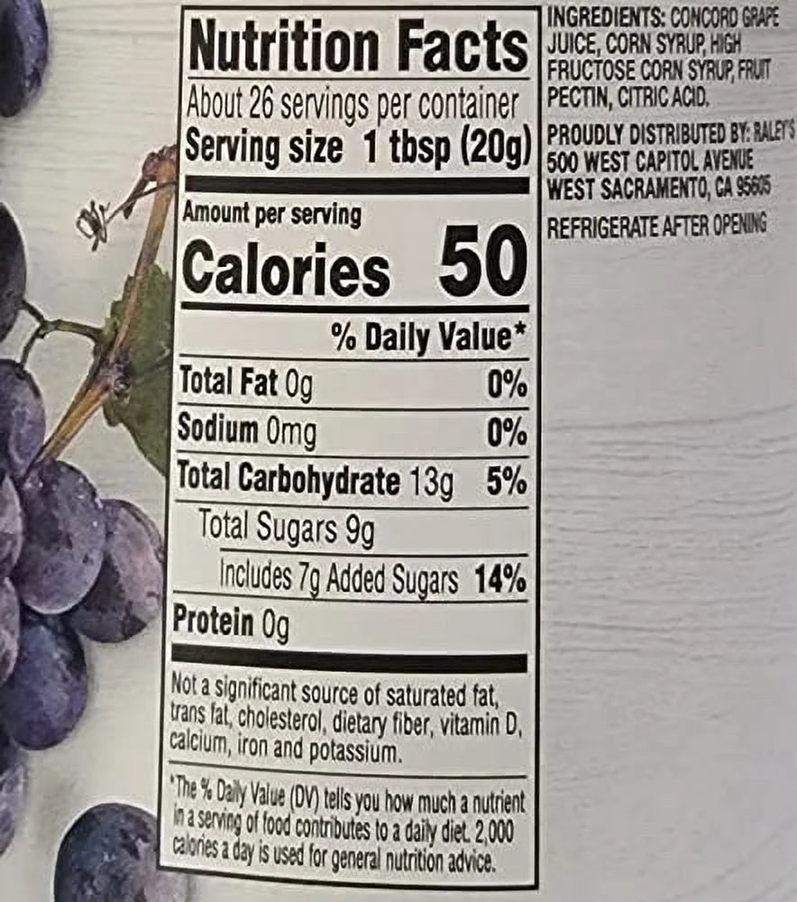 Grape Jelly 18 Ounces Pack Of 4 Glass Jars Z813914