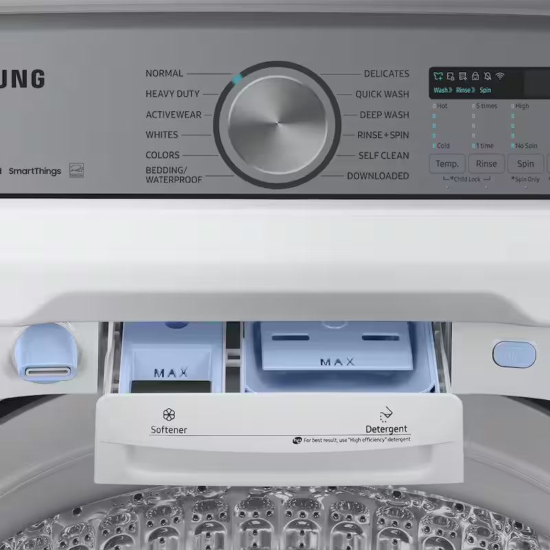5.2 cu. ft. Smart Top Load Washer with Super Speed Wash in White O220