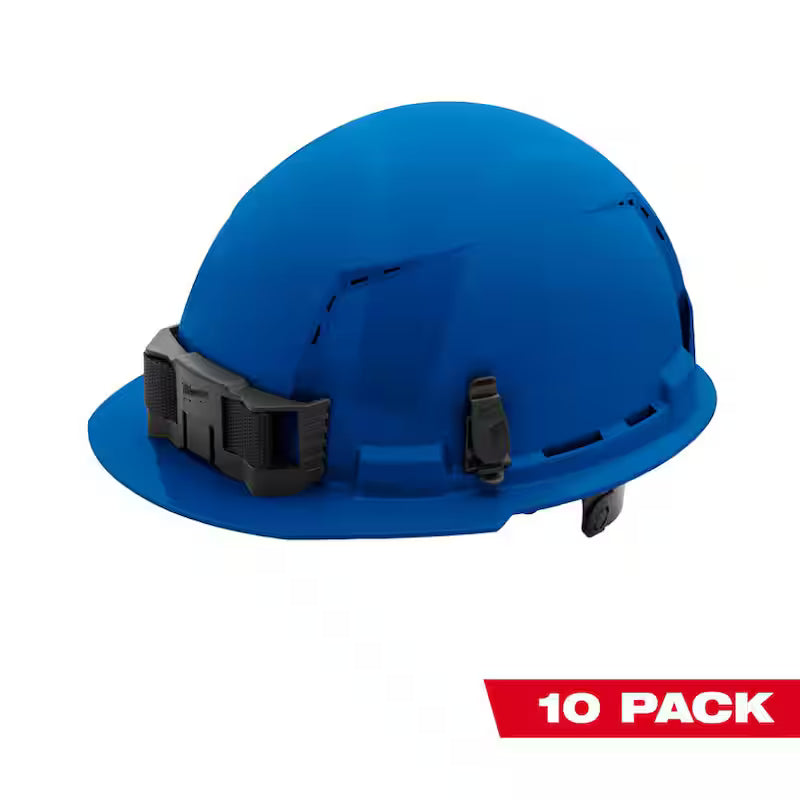 Blue Type 1 Class C Vented Hard Hat 10-Pack X4188