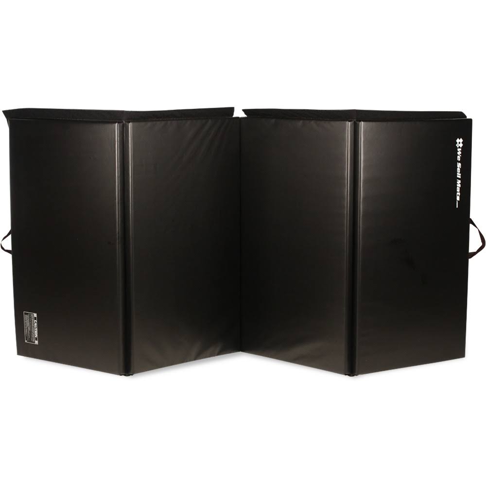 4 ft x 10 ft x 2 in Black Exercise Mat T6593
