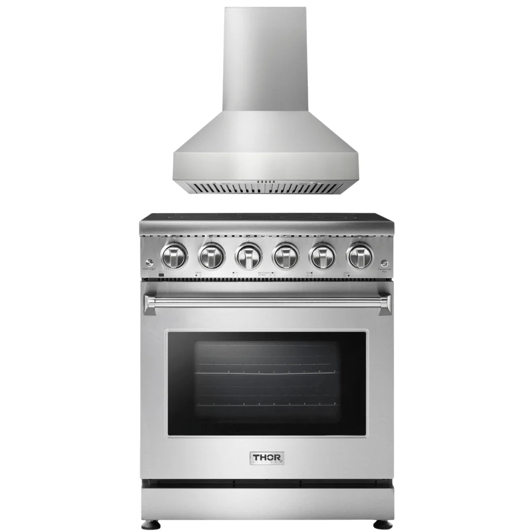 30 Electric Range and 30 Range Hood I160