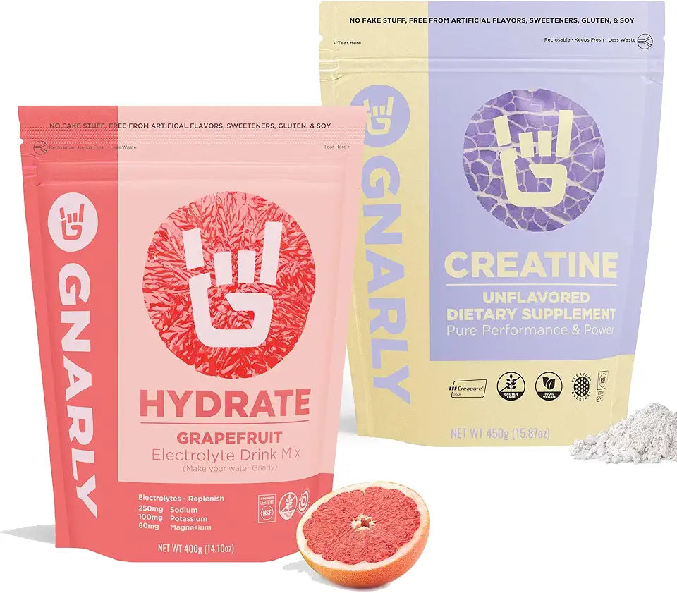 Creatine Powder Unflavored 16.05oz and Ruby Red Grapefruit 14.10 oz X29002