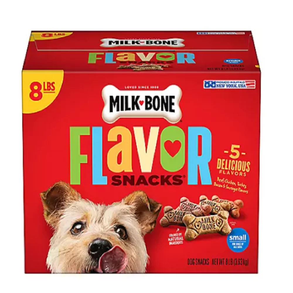 Milk-Bone Flavor Snacks Small Dog Biscuits 8 lbs F5949