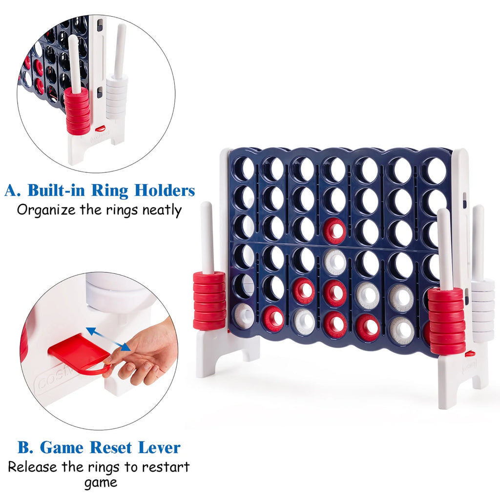 Jumbo 4-to-Score 4 in A Row Giant Game Set V867927