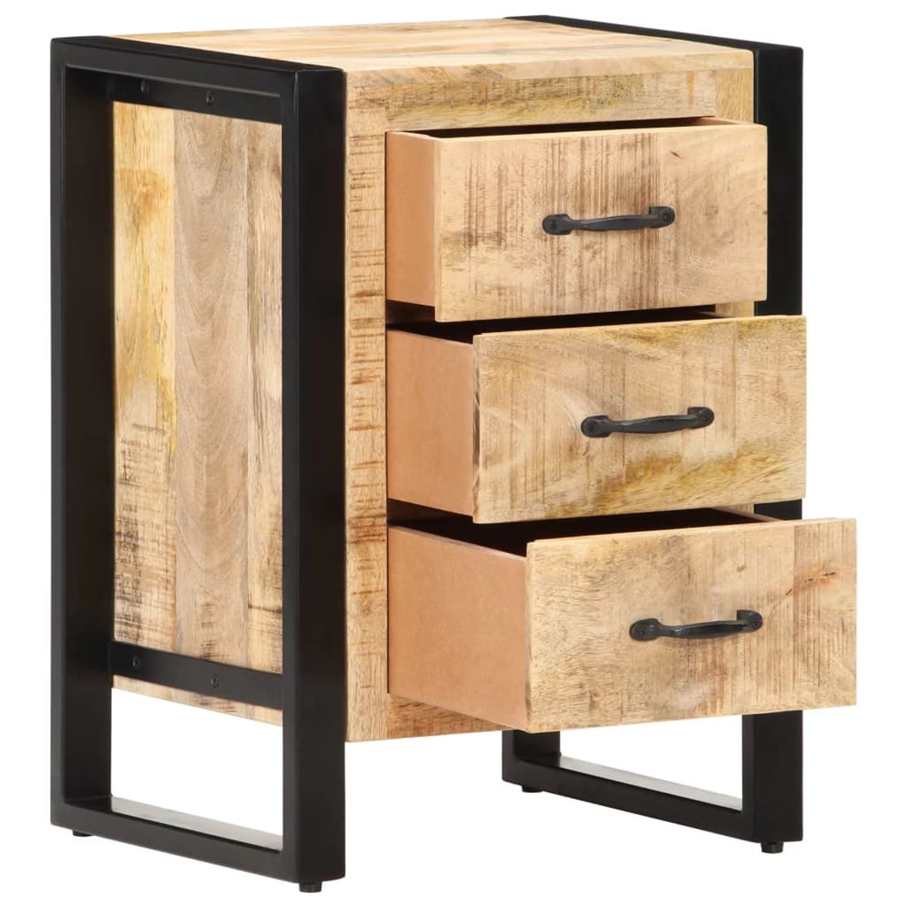 Bedside Cabinet Solid Mango Wood M2689