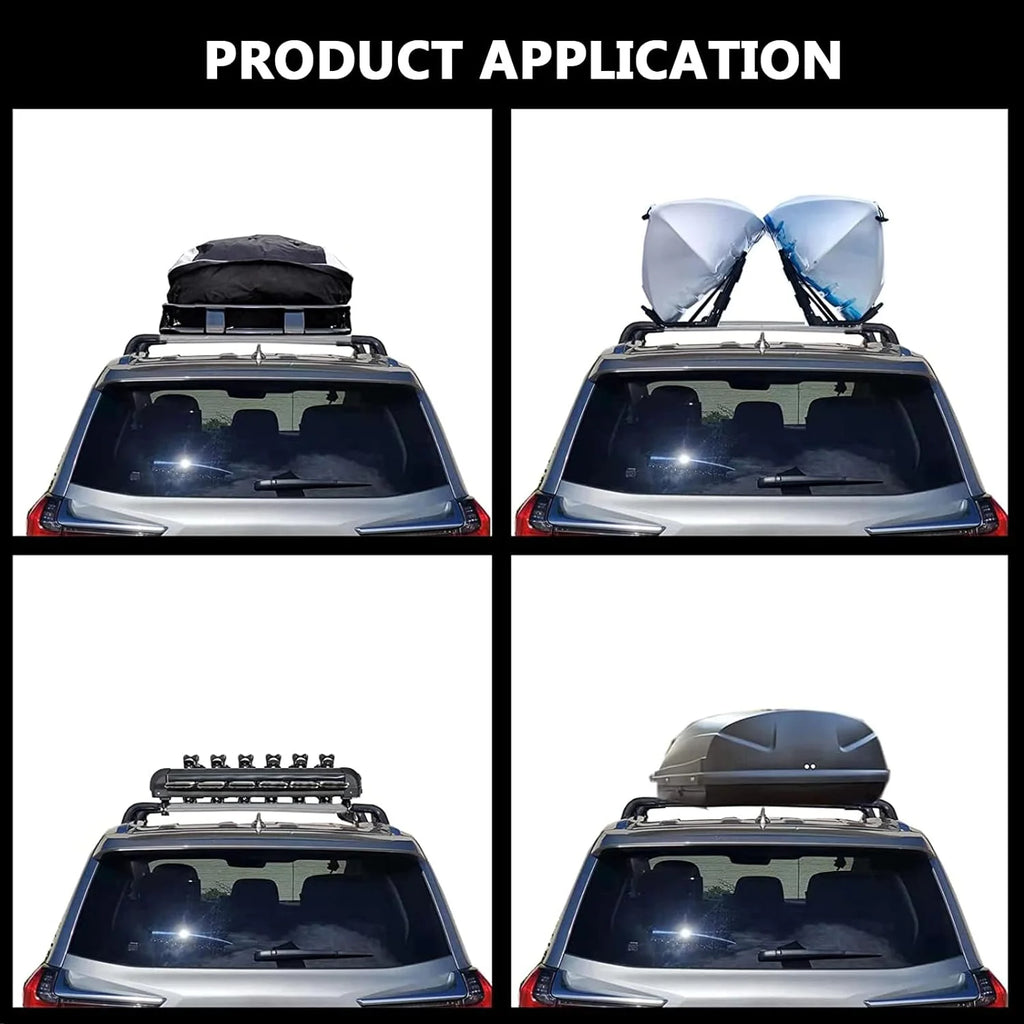 Lockable Roof Rack Crossbars with Flush Side Rails S29876