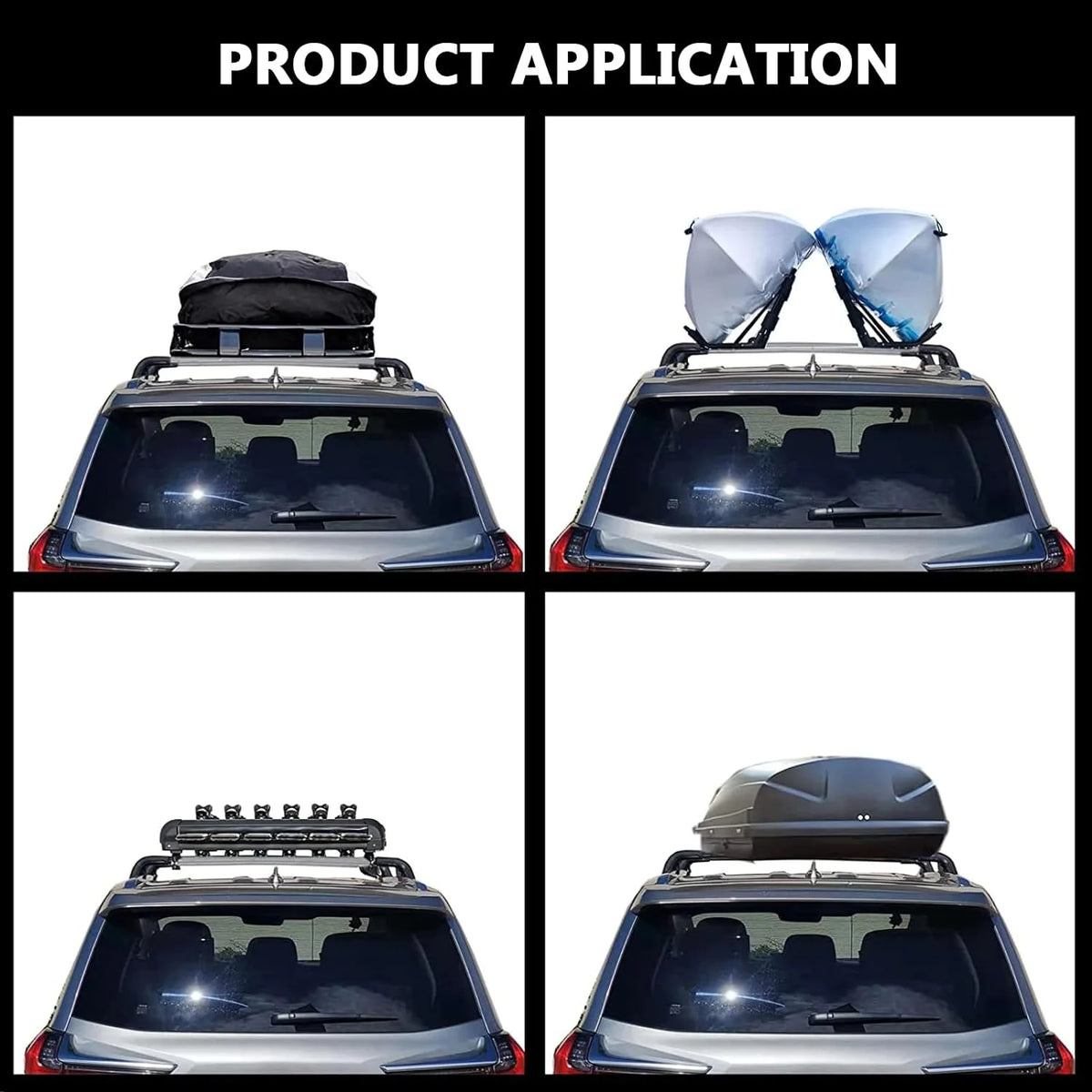 Lockable Roof Rack Crossbars with Flush Side Rails S29876