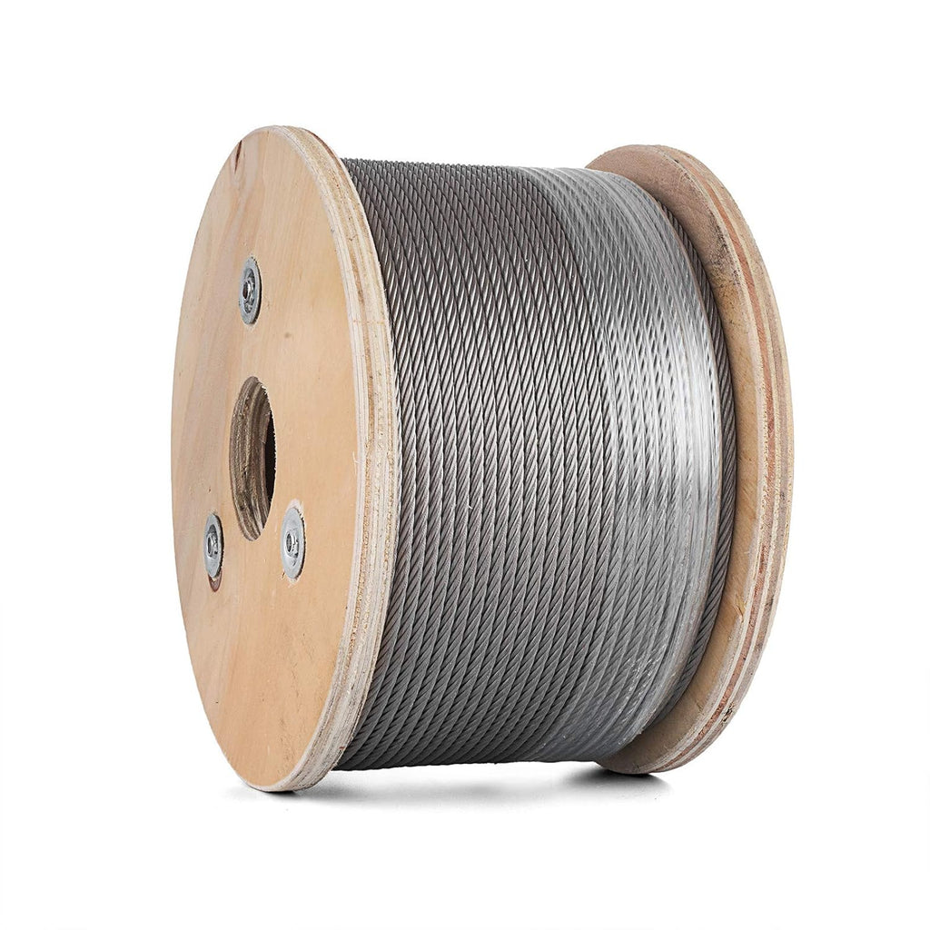 T316 Stainless Steel Wire Rope 1/8 1x19 Cable Y776544