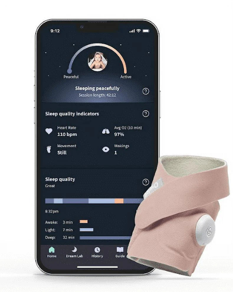 Smart Baby Monitor with Live Health Readings & Notifications E97754
