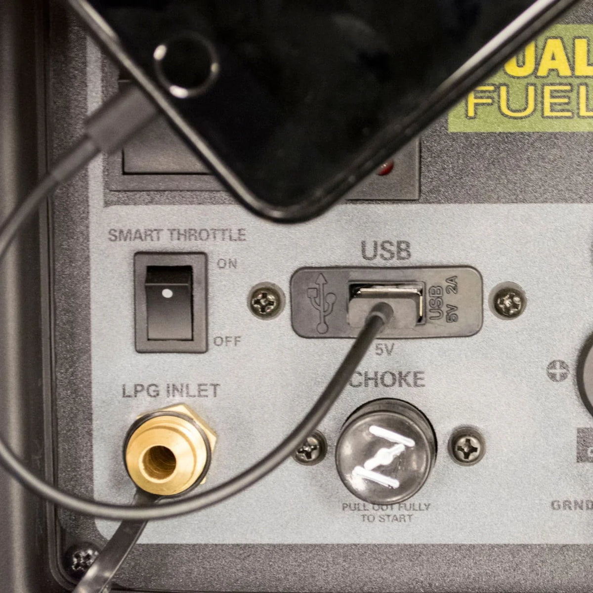 3,500-Watt Dual Fuel Inverter Generator V77993