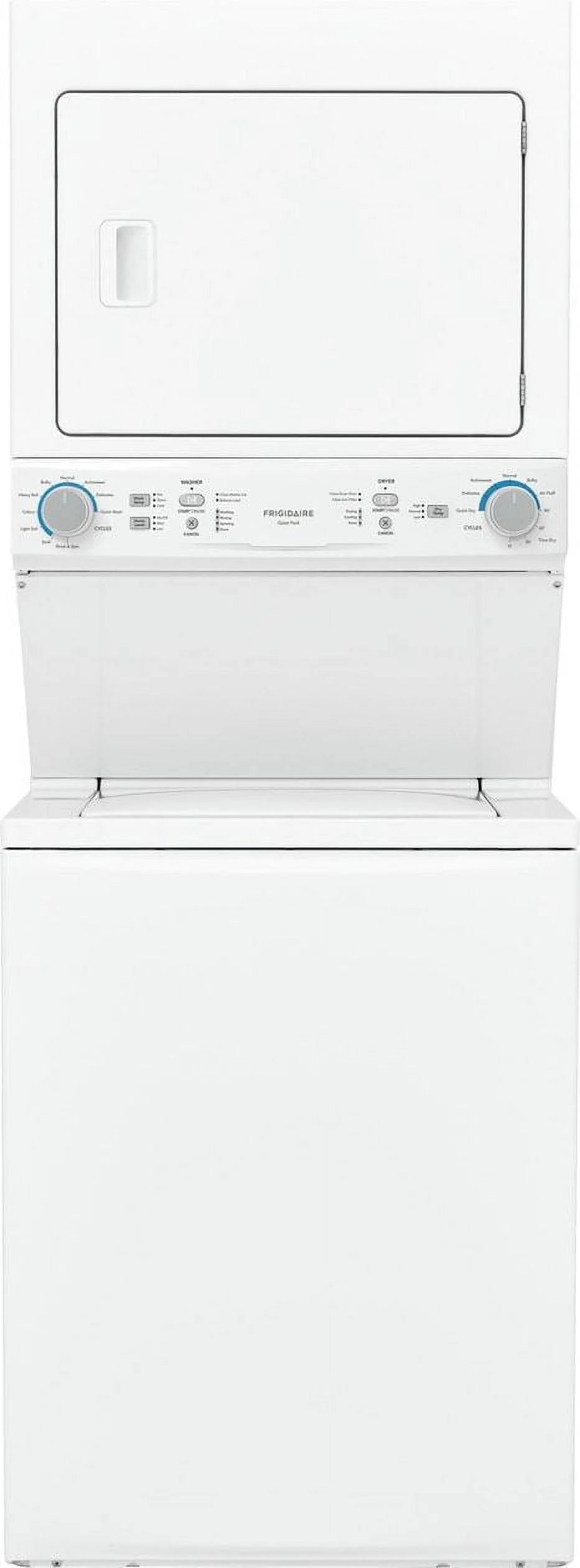 White Electric Washer Dryer Laundry Center W290541
