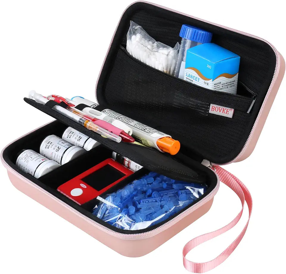 Glucose Monitor Case for Diabetes Testing Kit Q105287
