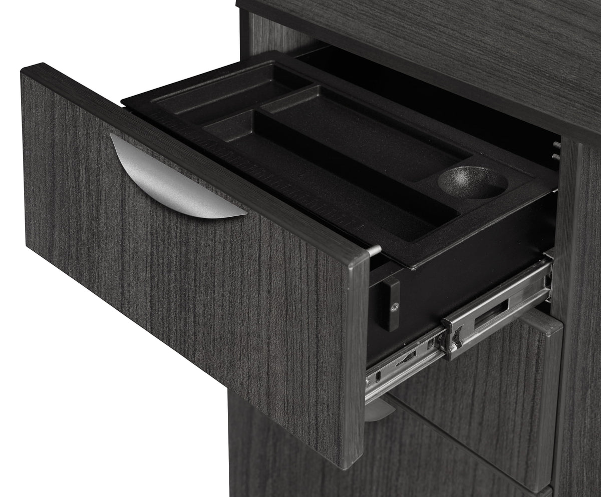 Reception Desk with File Cabinet Z93663