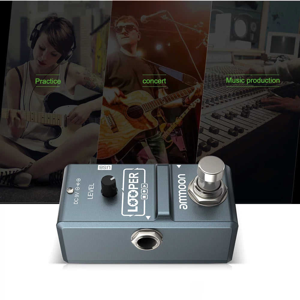 Loop Electric Guitar Effect Pedal with Recording C2048