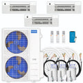 54,000 BTU 3 Zone Ceiling Cassette Ductless Air Conditioner and Heat Pump I417