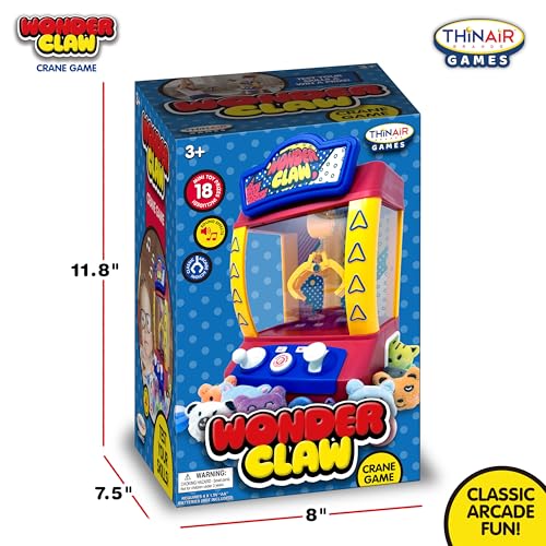 Claw Machine Crane Game with 9 Stuffed Animal Prizes and 9 Balls Q93368