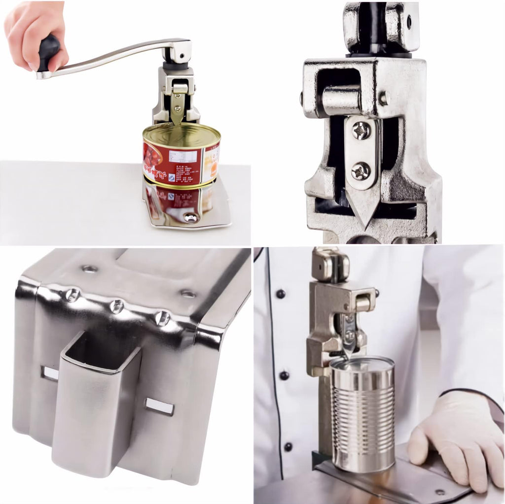 Manual Industrial Can Opener 18 inch Heavy Duty Table Bench Clamp P778670