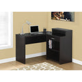 Cappuccino Corner Computer Desk with Storage Z207591