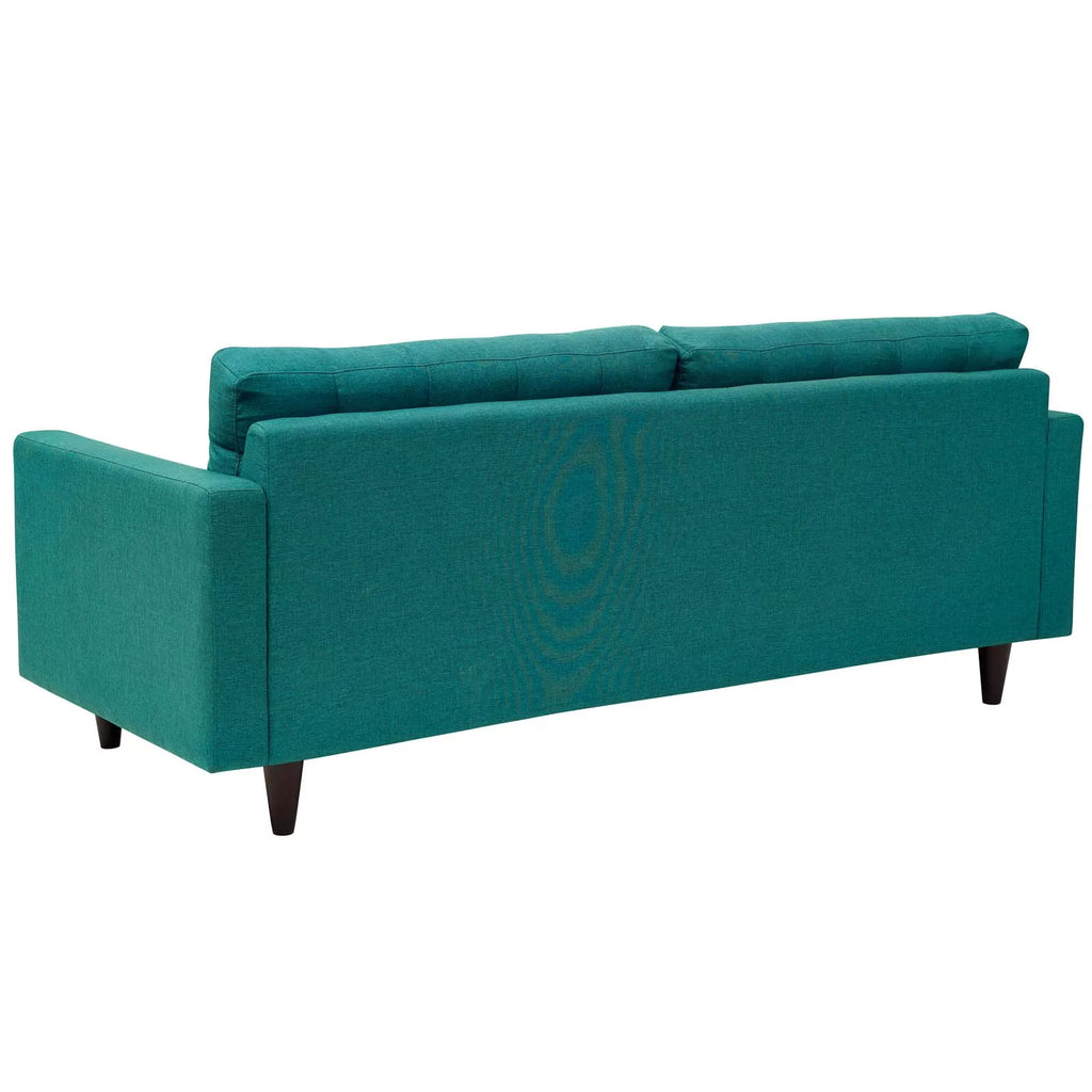 Fabric Aqua Blue Armchair and Sofa Set D442535